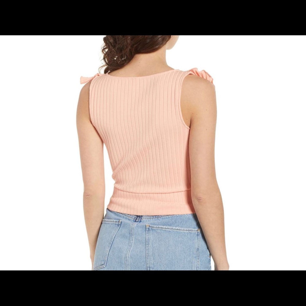 BP. Wrap Ruffle Tank - Picture 2 of 6